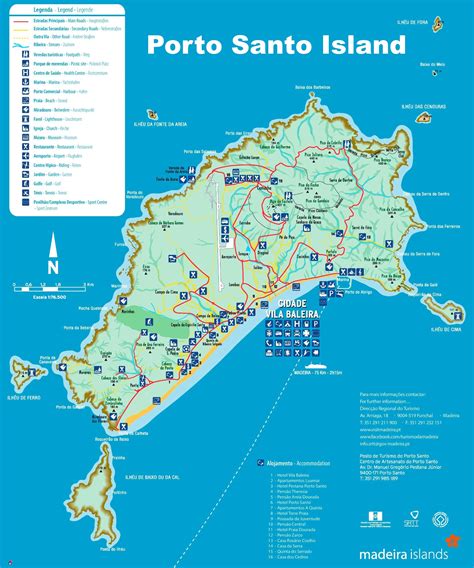 porto santo portugal map